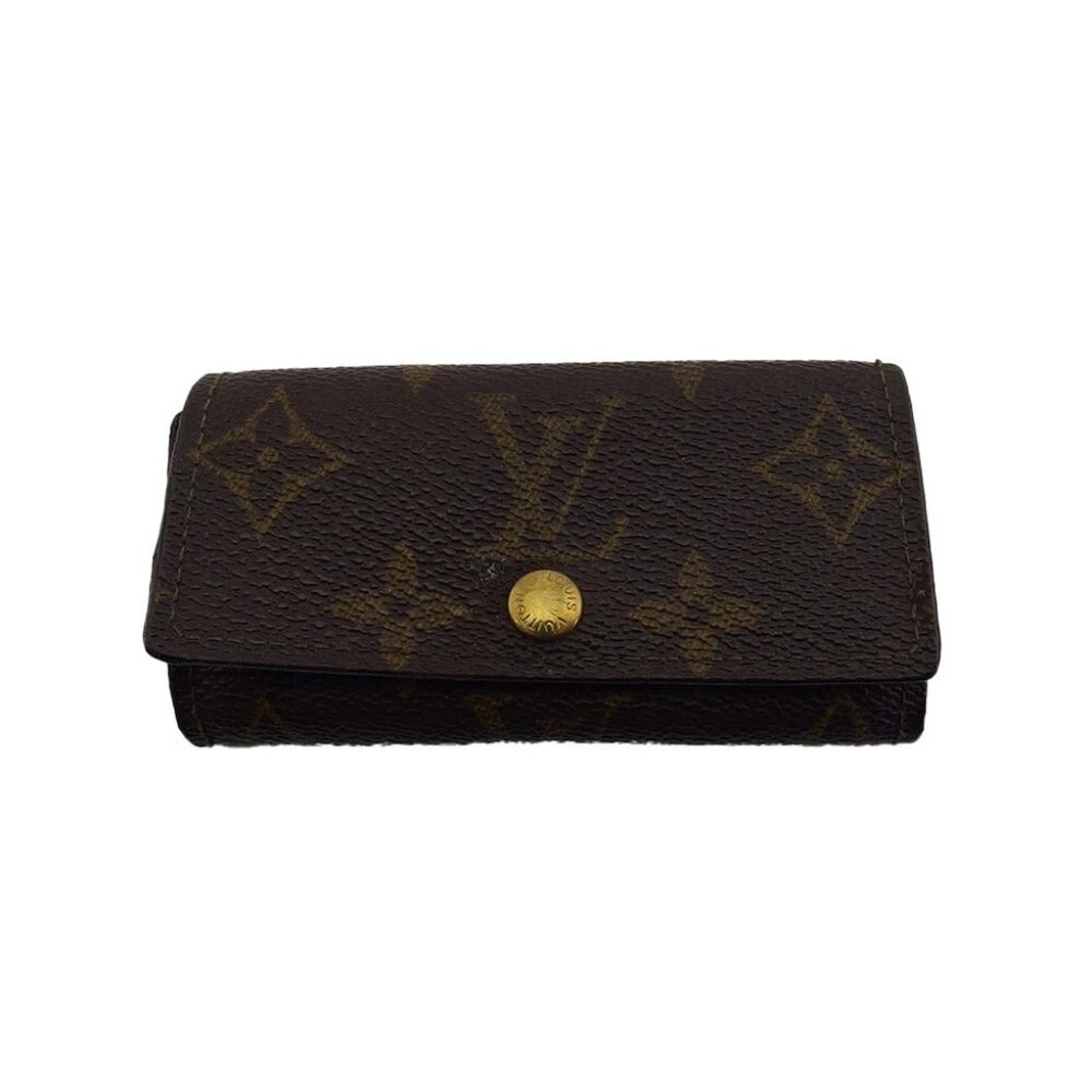 LOUIS VUITTON Key holder Brown beige Women M62631 Authentic secondhand
